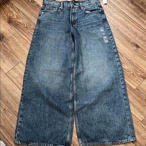 GAP Women's Blue Flare & Wide Leg Jeans